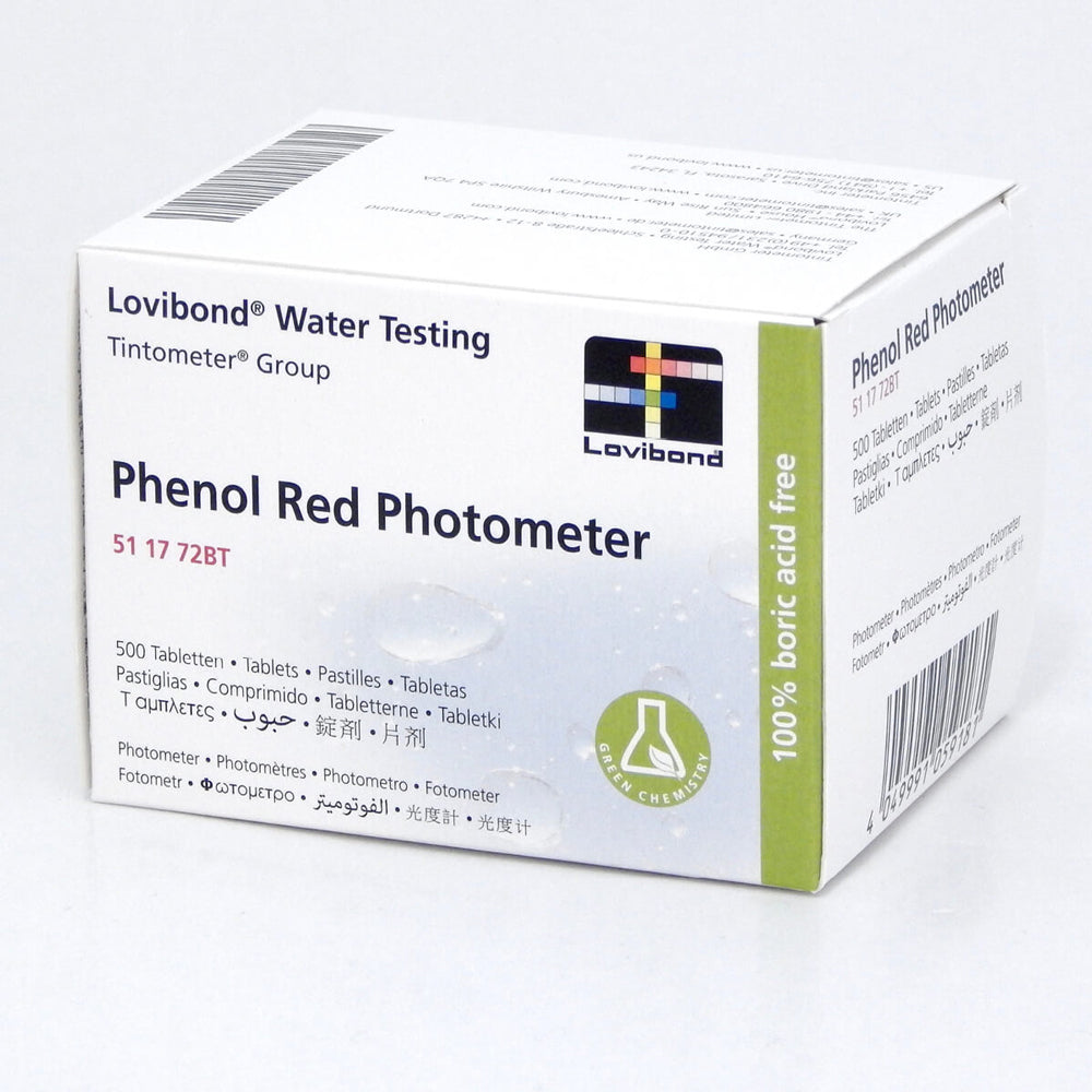 Lovibond Phenol Red Photometer Tablets (500 pack)