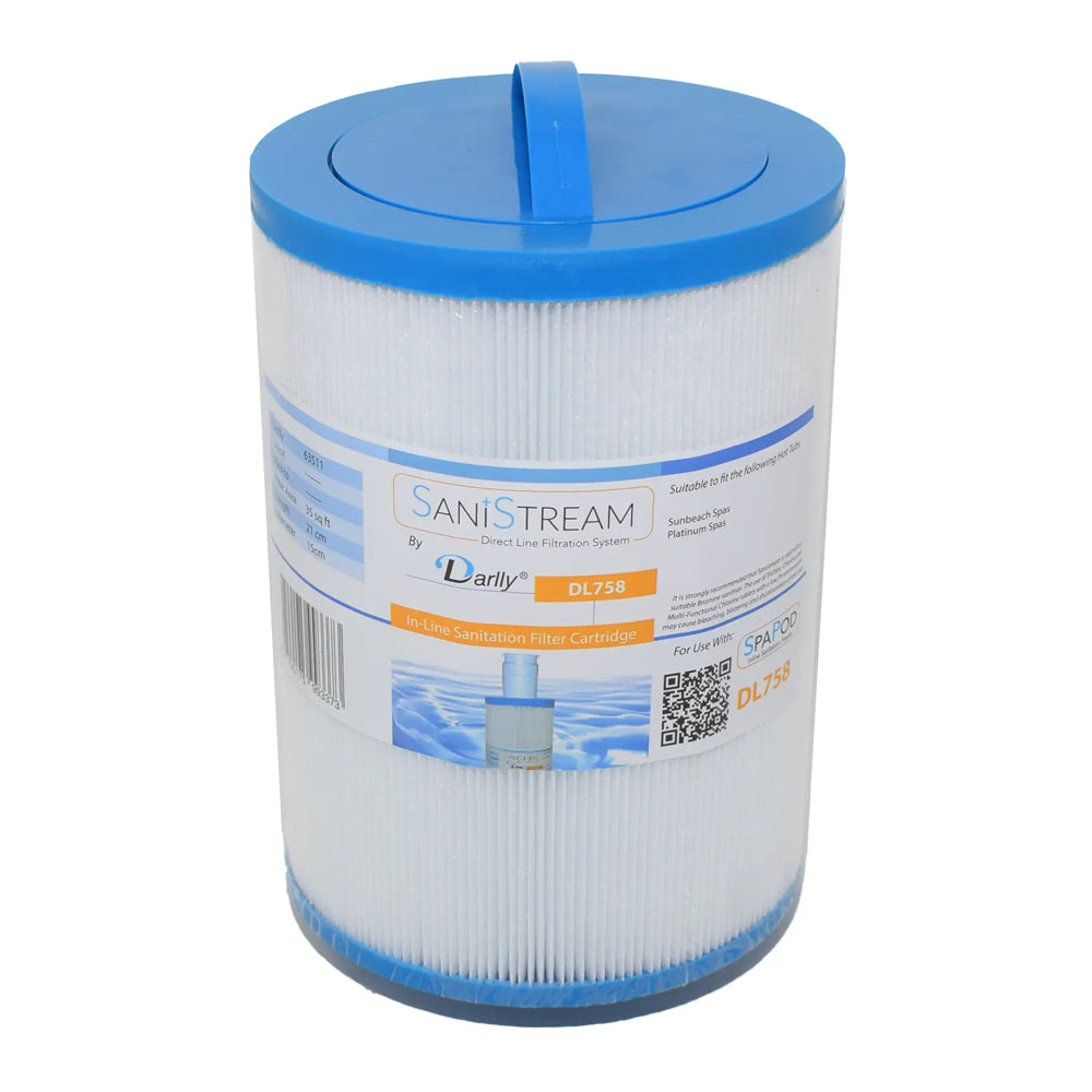 Darlly SaniStream PLUS Spa Filter DL758+
