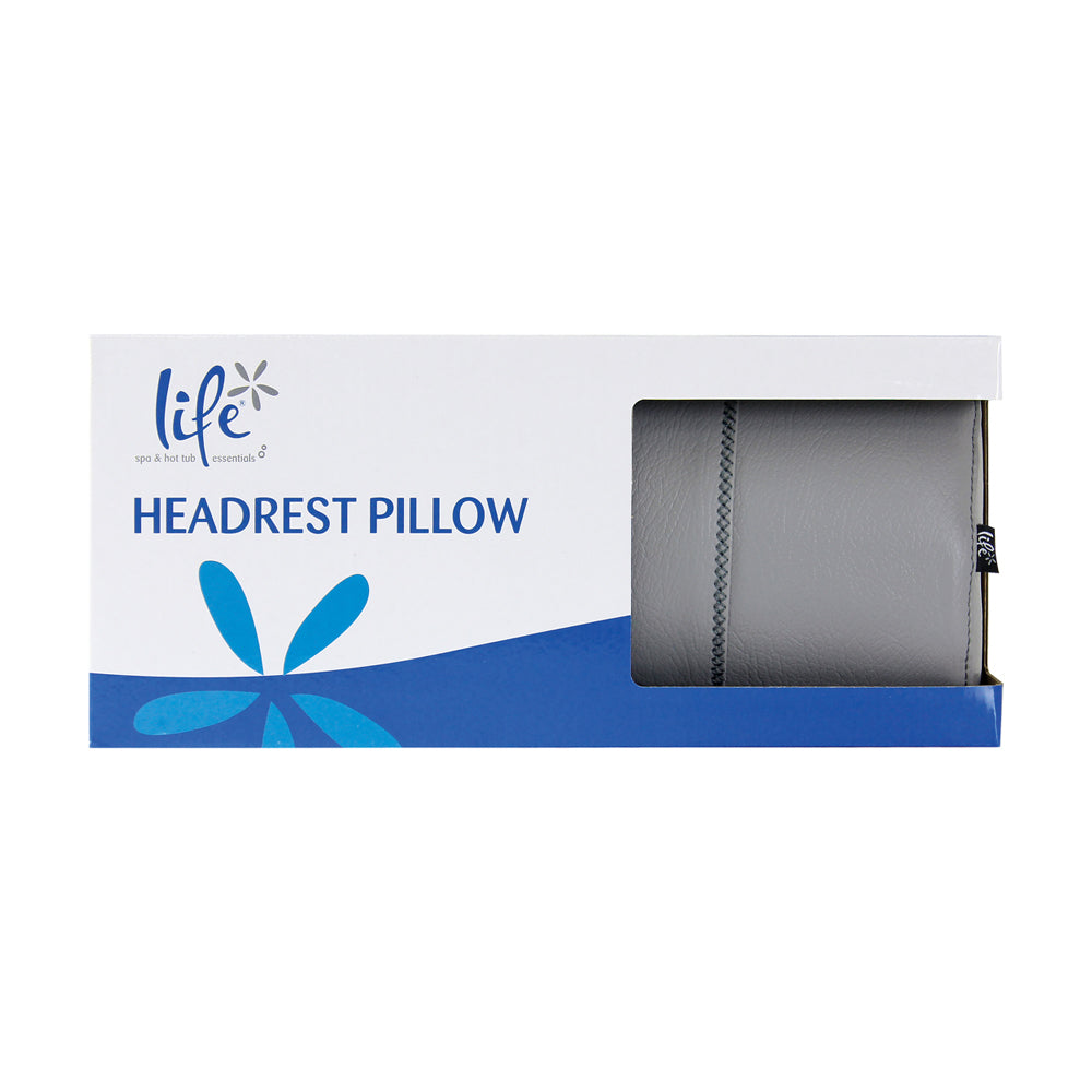 Life Headrest Pillow - Grey